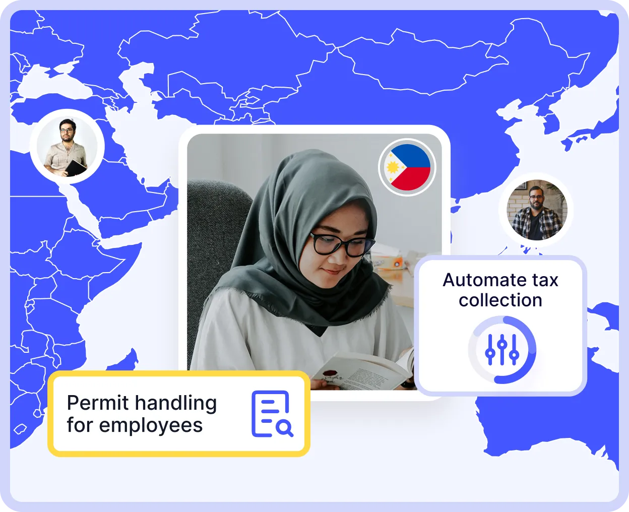 Global Compliance with RecruitGo Hire, manage, and pay employees